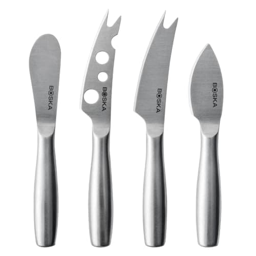 Image of Boska Cheese Knife Set Mini Copenhagen - 4-piece - Stainless steel - For All Cheese Types