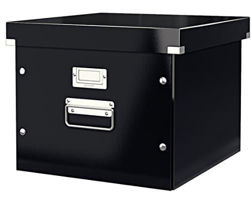Image of Leitz Suspension File Box, A4, Click and Store Range, Black, 60464095