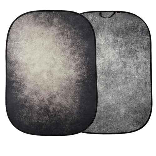 Image of Manfrotto Vintage Collapsible Background 1.5 x 2.1 m Smoke/Concrete