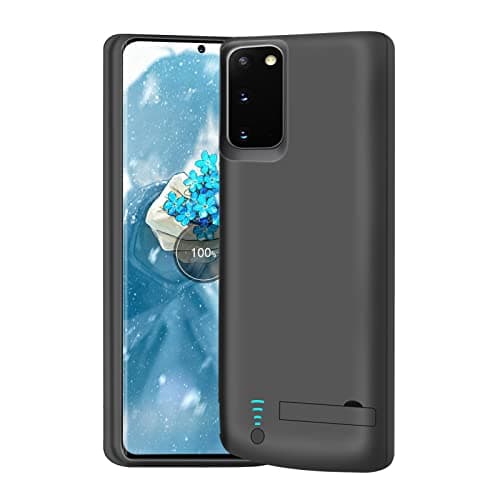 Image of BAHOND Battery Case for Samsung Galaxy S20 5G, 5000mAh Rechargeable Extended Battery Charger Case, Add 105% Extra Juice (6.2 Inches) Black
