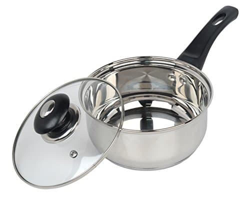 Image of Supreme Vision Sauce Pan with Glass Lid, Stainless Steel, 20 cm, ASS2520