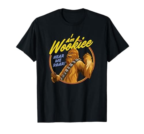 Image of Star Wars Chewbacca I Am Wookiee Hear Me Roar T-Shirt