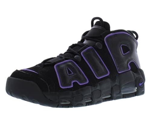 Image of Nike Air More Uptempo '96 Mens, Black/Action Grape-white, 8 UK
