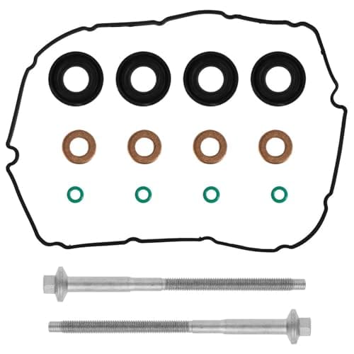 Image of Bohaner 1372490 6C1Q9K546AC Gasket Fuel Injector Seals Bolts+ Diesel Rocker Cover Gasket Injector Kits and Injector Clamp Bolts FOR MK7 2.2 TDCi
