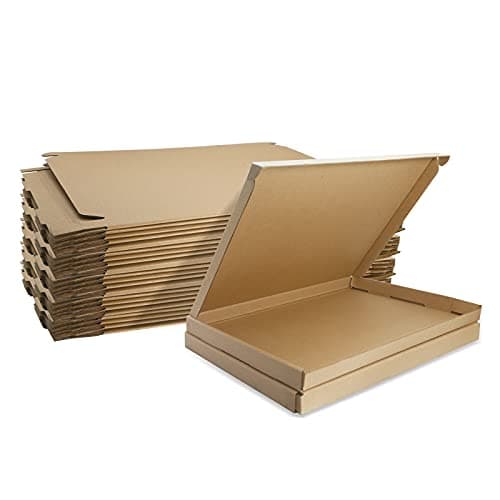 Image of C4 A4 Royal Mail Large Letter PIP Boxes, 320x230x20mm Corrugated Cardboard Shipping Boxes, Small Postal Packaging Mailing Boxes for Business, Posting, Storing or Gift (Pack of 10)