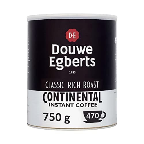 Image of Douwe Egberts Continental Rich - Rich Roast Instant Coffee - Tin 750g