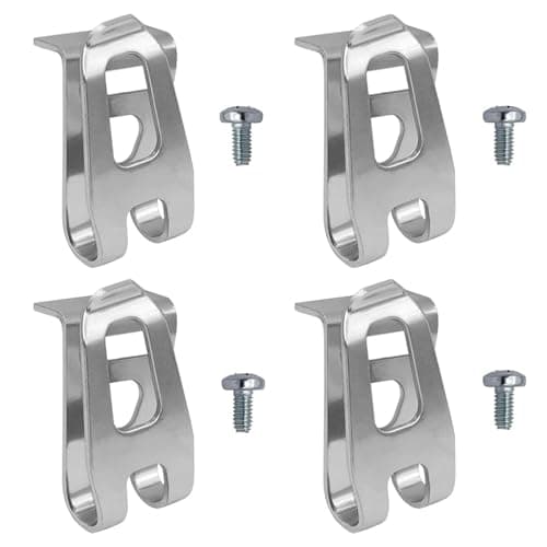 Image of DEFIYEAR 4PCS for Makita Tool Belt, Heavy Duty Belt Clip Hook for Makita DHP480 DHP482 HP457 HP347 TD127 TD126, Ultimate Convenience Secure Tool with Stainless Steel Screws