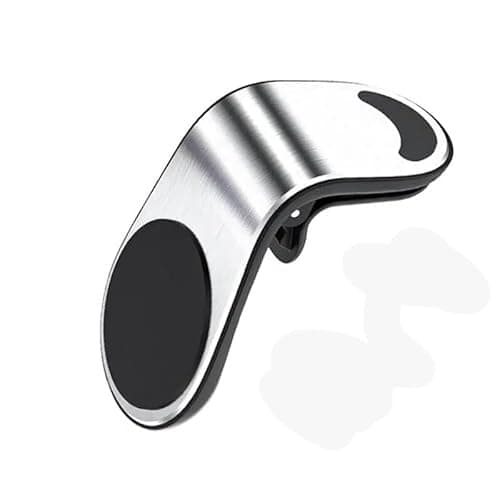 Image of LIUFA Magnetic Car Phone Holder for Toyota Auris Aygo Aygo X C-HR Corolla Corolla Cross Hilux, L Type Air Vent Clip Mobile Mount Mobile Phone Holders Smartphone Support Stand,Silver-1 pcs