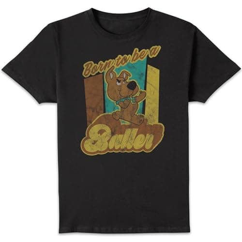 Image of Scooby Doo Born to Be A Baller Men's T-Shirt - Black XXL
