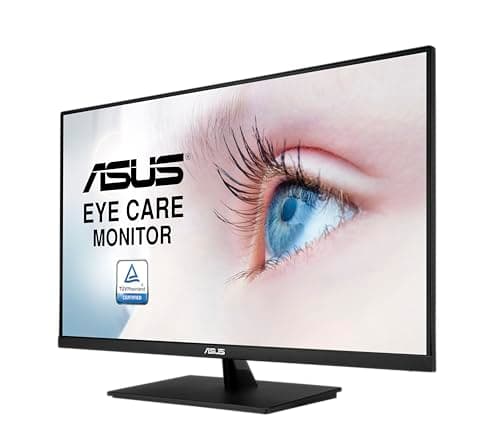 Image of ASUS VP32AQ Eye Care Monitor – 31.5-inch, WQHD (2560 x 1440), IPS, 100% sRGB, HDR-10, 75Hz, Adaptive-Sync/FreeSync, DisplayPort, HDMI, Flicker Free, Blue Light Filter, Wall Mountable