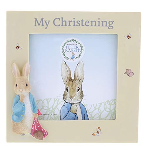 Image of Beatrix Potter Peter Christening Photo Frame