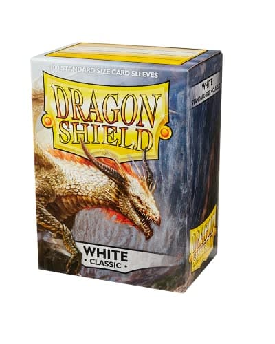 Image of White (100 Sleeves) - Dragon Shield Classic