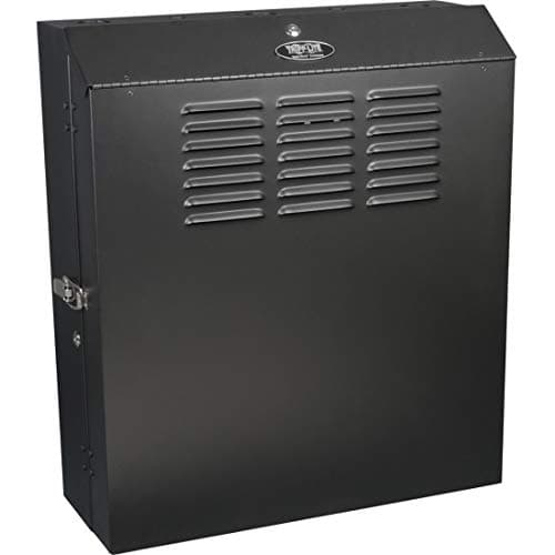 Image of Tripp Lite SmartRack 5U Low-Profile Wall Mount Standard-Depth Rack Enclosure Cabinet
