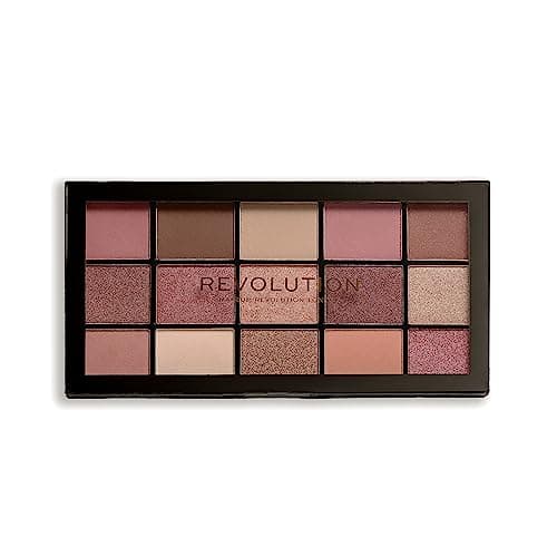 Image of Revolution Beauty Reloaded Eyeshadow Palette, Includes 15 Highly Pigmented Shades, Matte & Shimmer Finishes, Long Wearing, Provocative, 16.5g