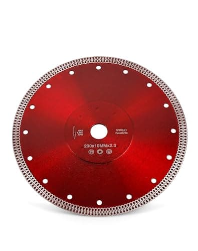 Image of Casaverde Super Thin 230mm Diamond Cutting Disc 9 Inch Porcelain Tile Cutting Disc for Porcelain, Granite, Marble, Tiles and Ceramics