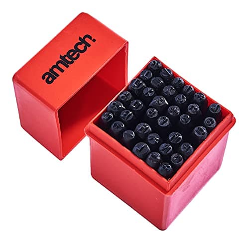 Image of Amtech H0500 36 Piece Number and Letter Punch Set