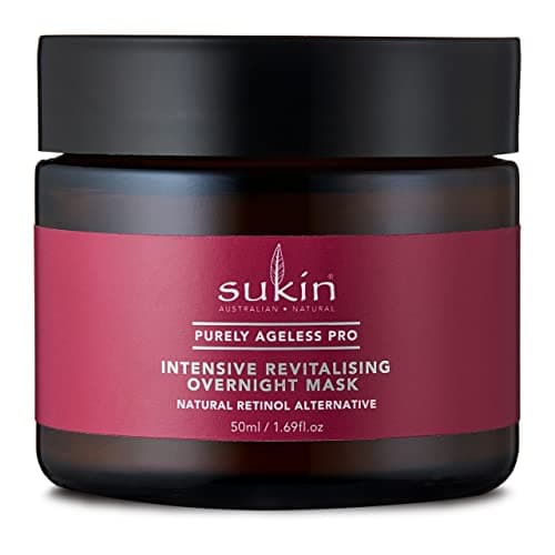 Image of Sukin - Revitalising Overnight Mask - Purely Ageless Intensive Face Mask with Hyaluronic Acid - Face Masks Skincare, Sleep Mask, Skin Care, Face Care, Face Masks - 50ml