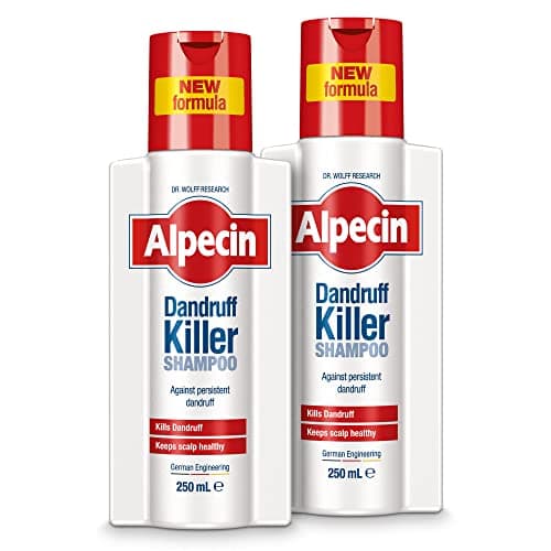 Image of Alpecin Dandruff Killer Shampoo 2x 250ml | Effectively Removes and Prevents Dandruff | Hair Care for Men Made in Germany