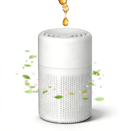 Image of Small Air Purifiers for Bedroom Home with H13 HEPA Filters,Quiet HEPA Filter Cleaner with Aromatherapy for Better Sleep,Air Frenshener, Pet Dander,Dust, Smoke,Schlafzimmer,Odour, Office