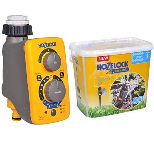 Image of Hozelock 2214 Sensor Controller Plus Water Timer Electronic 7023 Easy Drip Kit