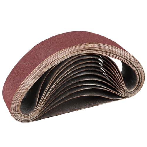 Image of STEBRUAM 12PCS Sanding Belt 40 x 303 mm 100 Grit