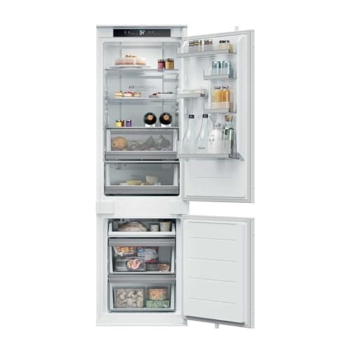 Image of Haier Series 2 Integrated Fridge Freezer, D Rated, Total No Frost, hOn App Connectivity, Air Surround, 251L Total Capacity, White, 54x55x177 cm - HBQW5518DK
