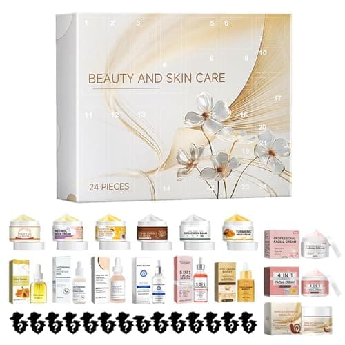 Image of Krmoau Skin Care Advent Calendar 2024 | Beauty Advent Calendar 2024 for Women | 24 Days Countdown Calendar with Pack of 24 Moisturising Skin Care for Gift Christmas