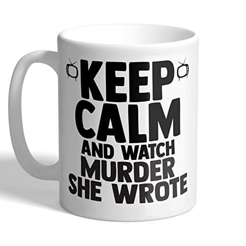 Image of I Love Mugs - Keep Calm and Watch Murder She Wrote - Mug, Ceramic, 11fl.oz.