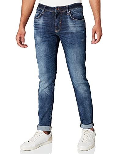 Image of Antony Morato Men's MMDT00235-FA750315-7010-1-W01381 Jeans, BLU Denim, 31