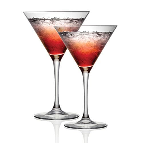 Image of Cristal D’Arques P506388 Set of 2 Cocktail Glasses, 300 ml, Festive Celebration Serving Glass, Chip Resistant, Dishwasher Safe - Drinkware for Espresso Martinis, Prosecco, Champagne