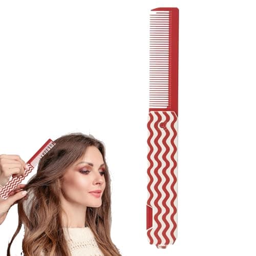 Image of Men - Bartkamm | Wide Tooth Comb | Pocket Comm Portability | Fine Tooth & Wide Teeth Style Comb | Folding Hair Brush Portable Style | Hair Tool, Beard & Beard