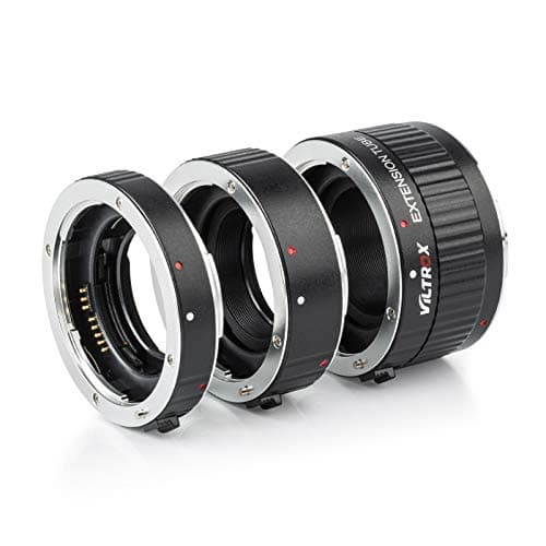 Image of VILTROX DG-C Metal Mount Auto Focus Macro Extension Tube Set Adapter Ring (12mm+20mm+36mm Tubes) for Canon EF EF-S Lens DSLR Camera 760D 700D 80D 70D 5DII 5DIII 5D4 6D 7D 80D 90D 200D