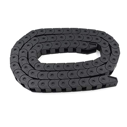 Image of Befenybay R18 Internal Size 10X10mm 1Meter Length Black Plastic Flexible Drag Chain Cable Wire Carrier Closed Type for 3D Printer and CNC Machines (10mmX10mm-Close)