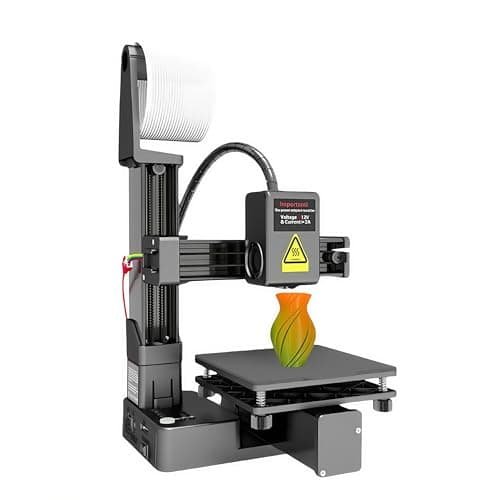 Image of VBESTLIFE FDM Mini 3D Printer, One Click 3D Printing Machine for Kids Beginners, Printing Size 100x100x100mm, Supports 1.75mm PLA TPU Filament (UK Plug)