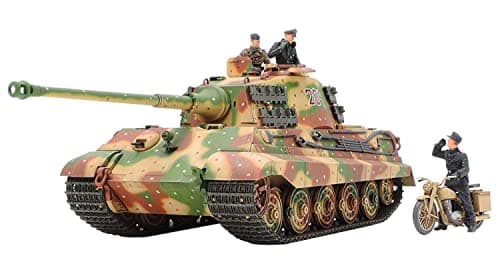 Image of TAMIYA 300035252 German King Tiger II Model Kit, Multi-Coloured