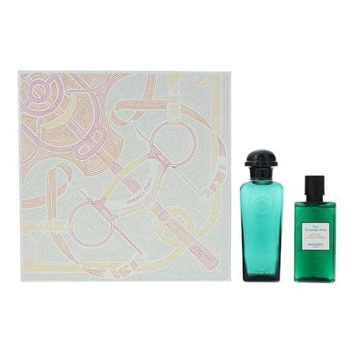 Image of Hermès Eau D'orange Verte 2 Piece Gift Set: Eau de Cologne 100ml - Hair & Body S