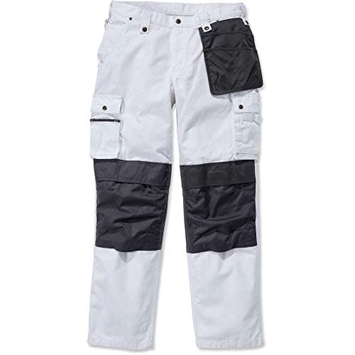 Image of Carhartt .100233.100.S389 Multi Pocket Ripstop Men Pant, White, W30/L34 Size