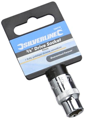 Image of Silverline 138714 Socket 3/8" Drive 6pt Metric 9 mm