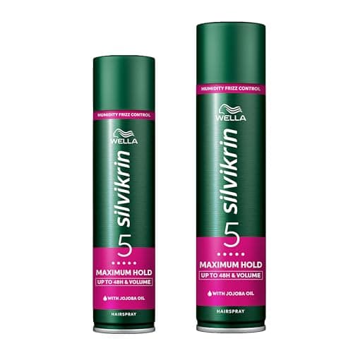Image of Wella Silvikrin Duo Hairspray Maximum Hold 250ml & 400ml