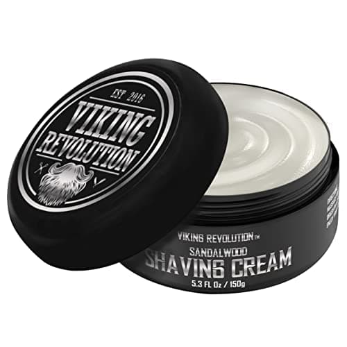 Image of Luxury Shaving Cream for Men- Sandalwood Scent - Soft, Smooth & Silky Shaving Soap - Rich Lather for the Smoothest Shave - 150 g