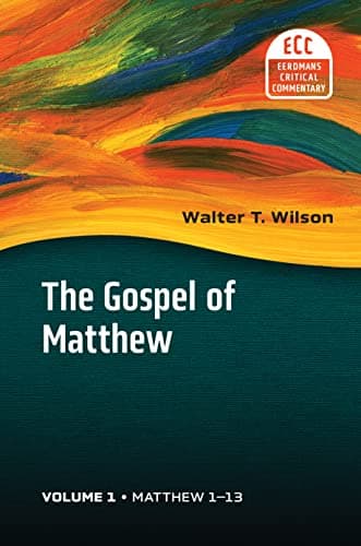 Image of The Gospel of Matthew, Vol 1: Matthew 1-13 Volume 1 (The Eerdmans Critical Commentary (Ecc))
