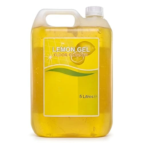Image of Lemon Gel Floor Cleaner 5L – Thick Multi-Surface Hard Floor Cleaning Liquid for Tiles, Vinyl & Sealed Floors, Fresh Citrus Scent, Commercial & Domestic Use
