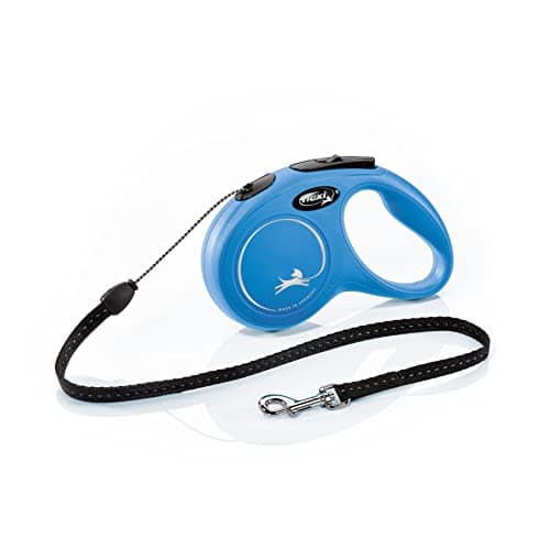 Image of flexi Classic S Cord 5 m blue, retractable leash for dogs up to 12 kg