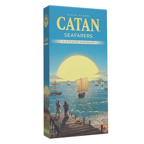 Image of CATAN Seafarers 5-6 Player Expansion 6th Edition - Requires Seafarers & Catan Base Games to Play | Board Game | Ages 10+ | 3-6 Players | 60-90 Minutes Playing Time