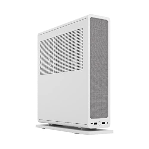 Image of Fractal Design Ridge White - PCIe 4.0 riser card included - 2x 140mm PWM Aspect fans included - Type C USB - m-ITX PC Gaming Case