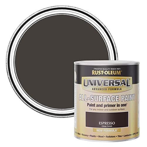 Image of Rust-Oleum Universal All Purpose Paint & Primer Gloss Espresso 750ml