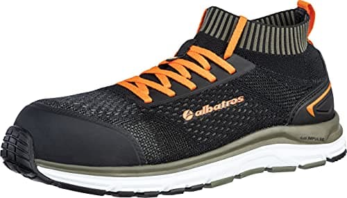 Image of Mens Ultimate Impulse Low Lace Up Safety Shoe (11 UK) (Black/Olive)