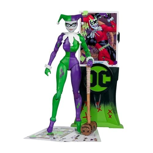 Image of McFarlane DC Multiverse Harley Quinn (Jokerized) Gold Label 7in Action Figure Toys