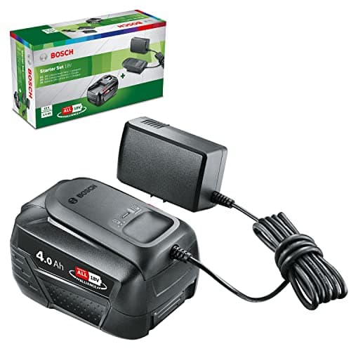 Image of Bosch Battery and Charger Starter Set 18 V (4.0 Ah Battery, AL18V-20 Charger, 18 Volt System, in Box)