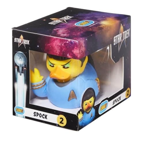 Image of TUBBZ Boxed Edition Spock Collectible Vinyl Rubber Duck Figure - Official Star Trek Merchandise - TV, Movies & Video Games